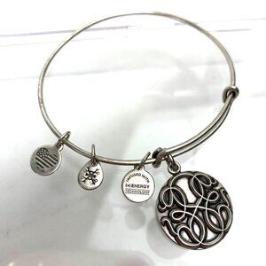 Alex and Ani Path of Life Charm Bracelet - Silver, Expands 2"- 3.5"